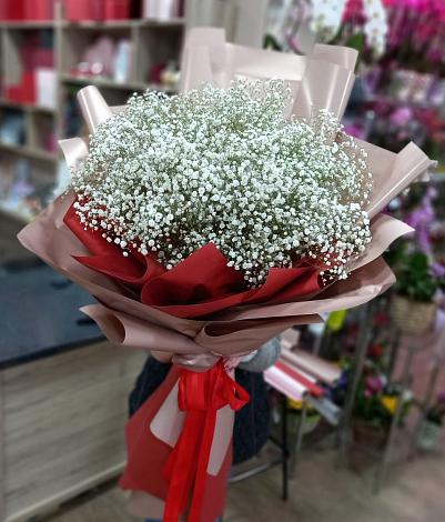Букет цветов из: Гипсофила в Бахтеево