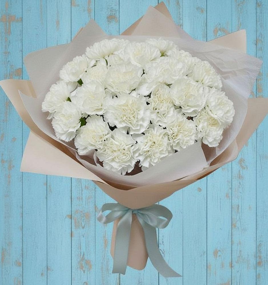 Букет цветов из: Гвоздики в Бахтеево