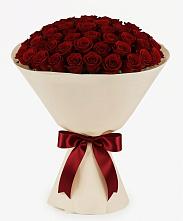 Букет 101 Бордовая роза Блэк Бакарра в Бахтеево