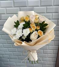 Букет цветов из:  Розы и Хризантемы в Бахтеево