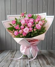 Букет Розовый кустик в Бахтеево