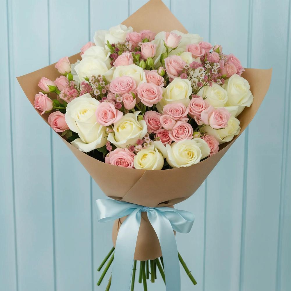 Букет цветов из: Розы в Бахтеево