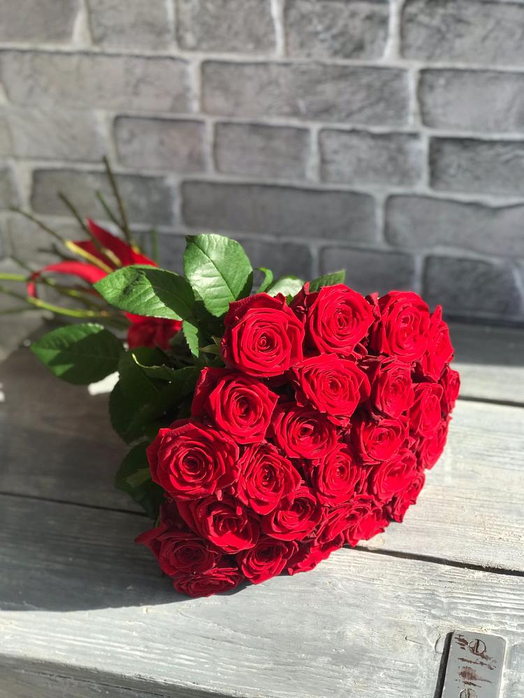 Букет Красные розы Фридом в Бахтеево