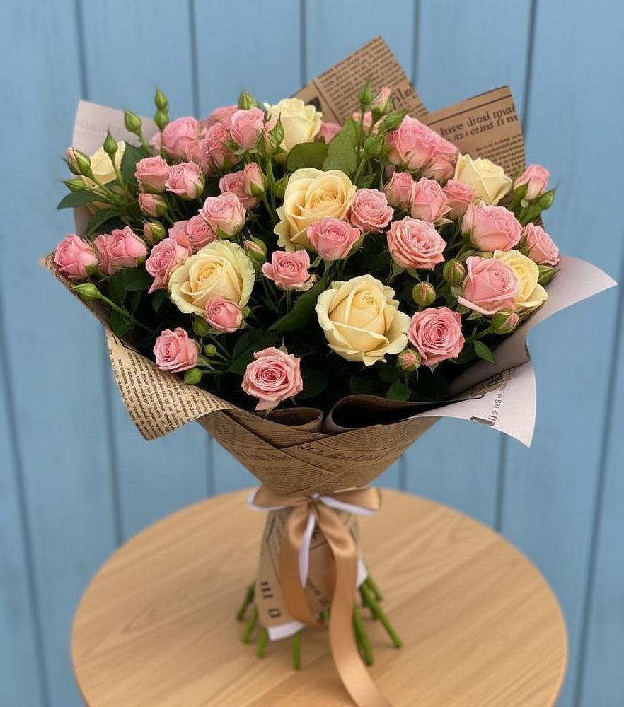 Букет цветов из: Розы в Бахтеево