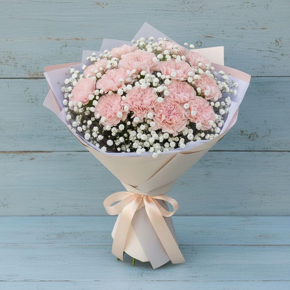 Букет цветов из: Гвоздики в Бахтеево