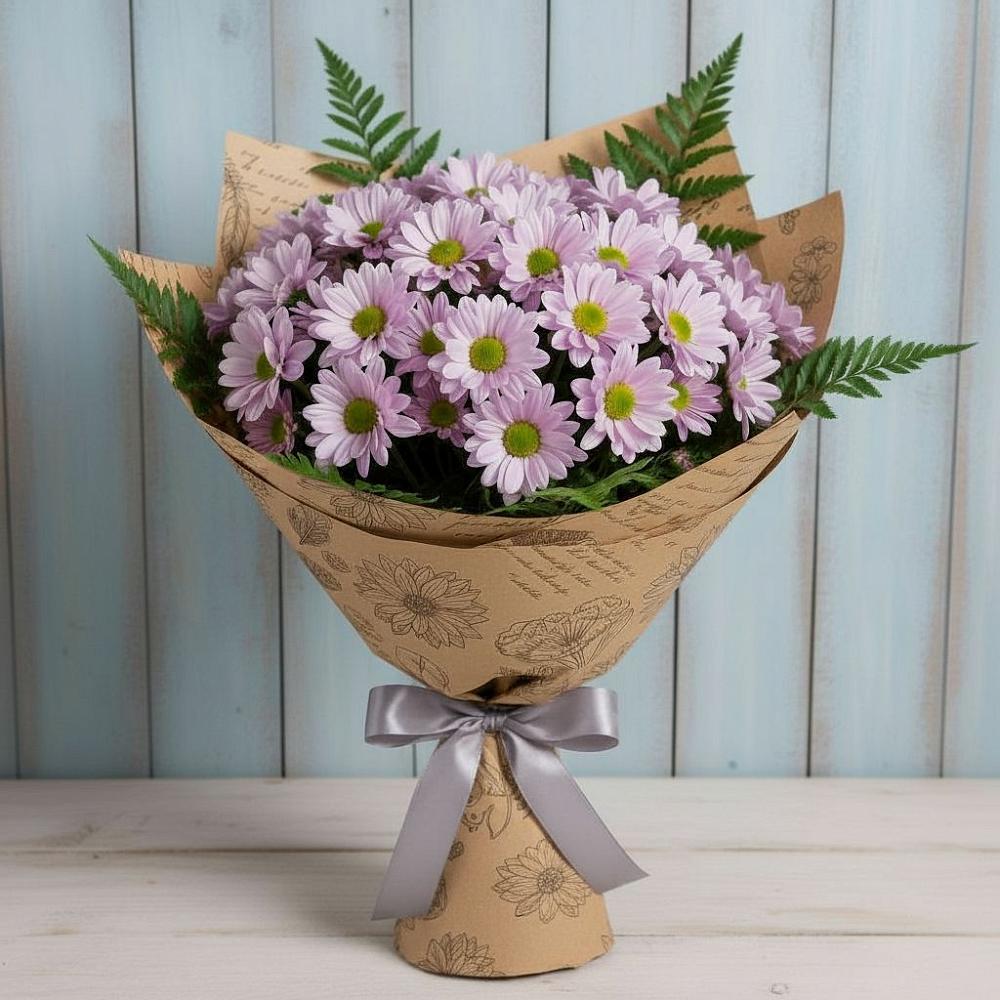 Букет цветов из: Хризантемы в Бахтеево