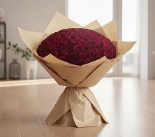 Букет 101 Красная роза в Бахтеево
