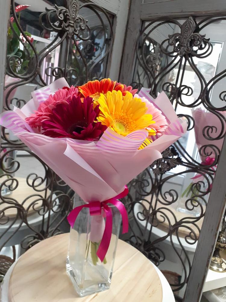 Букет цветов из: Герберы в Бахтеево