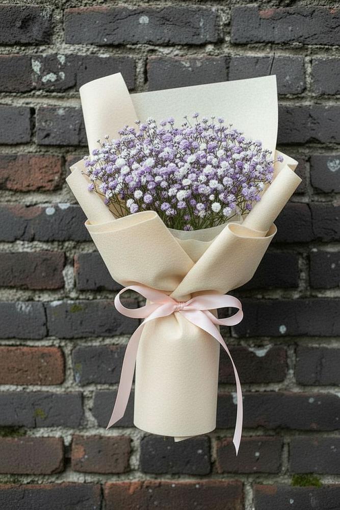 Букет цветов из: Гипсофила в Бахтеево