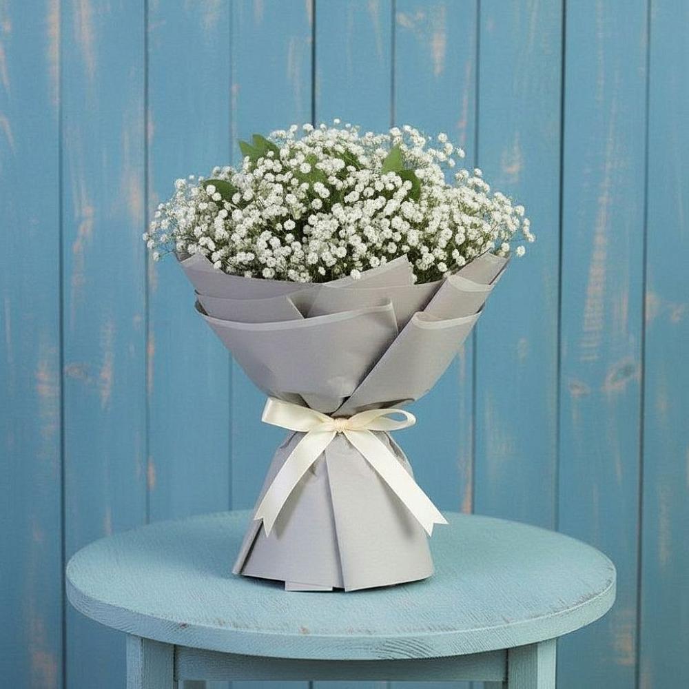 Букет цветов из: Гипсофила в Бахтеево