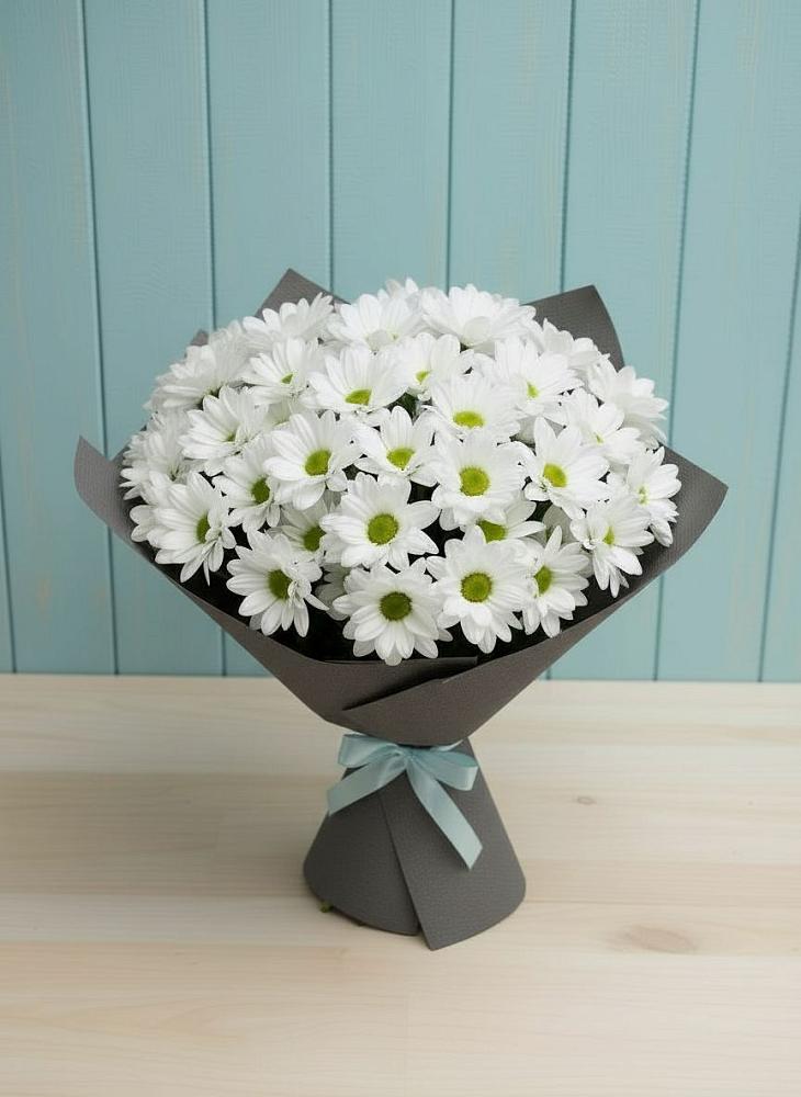 Букет цветов из: Хризантемы в Бахтеево