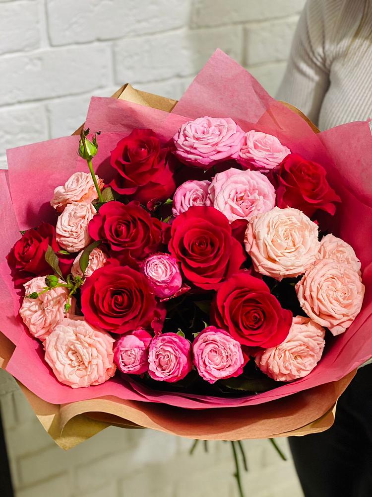 Букет цветов из: Розы в Бахтеево