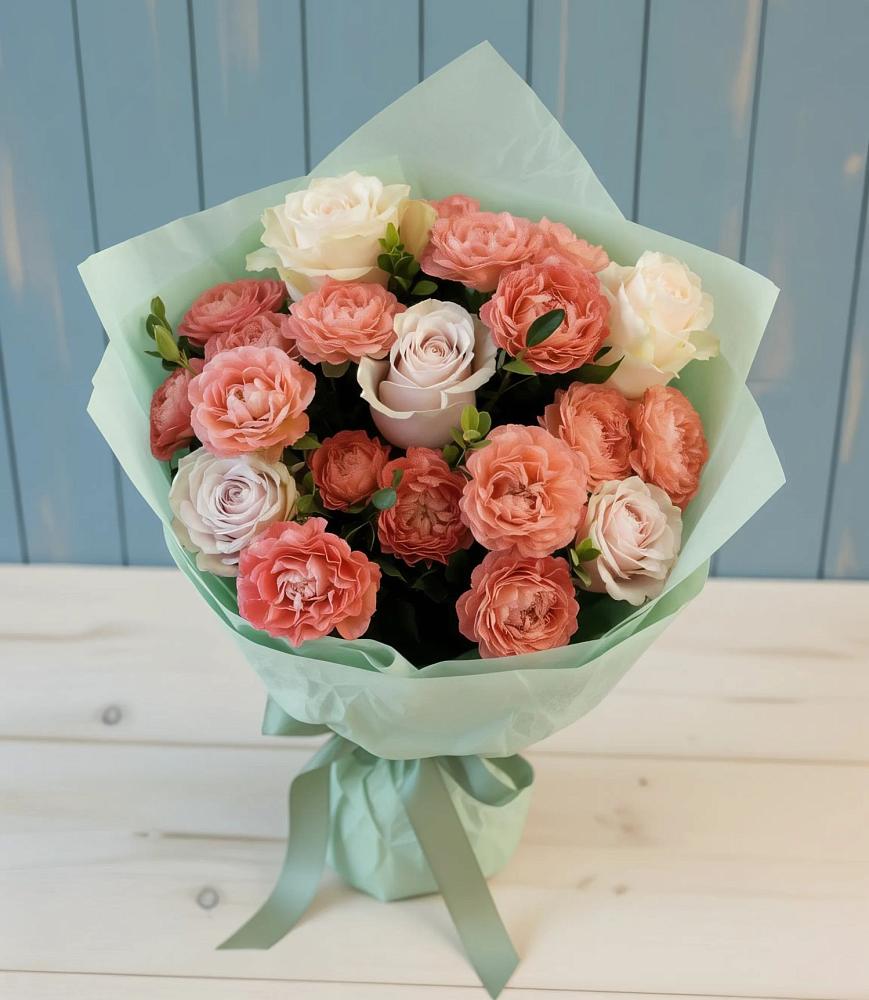 Букет цветов из: Розы в Бахтеево