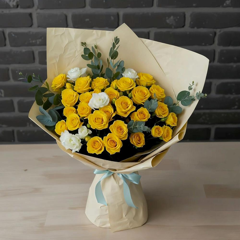 Букет цветов из: Розы в Бахтеево