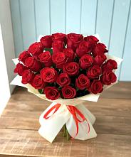 Букет 29 Красных роз в Бахтеево
