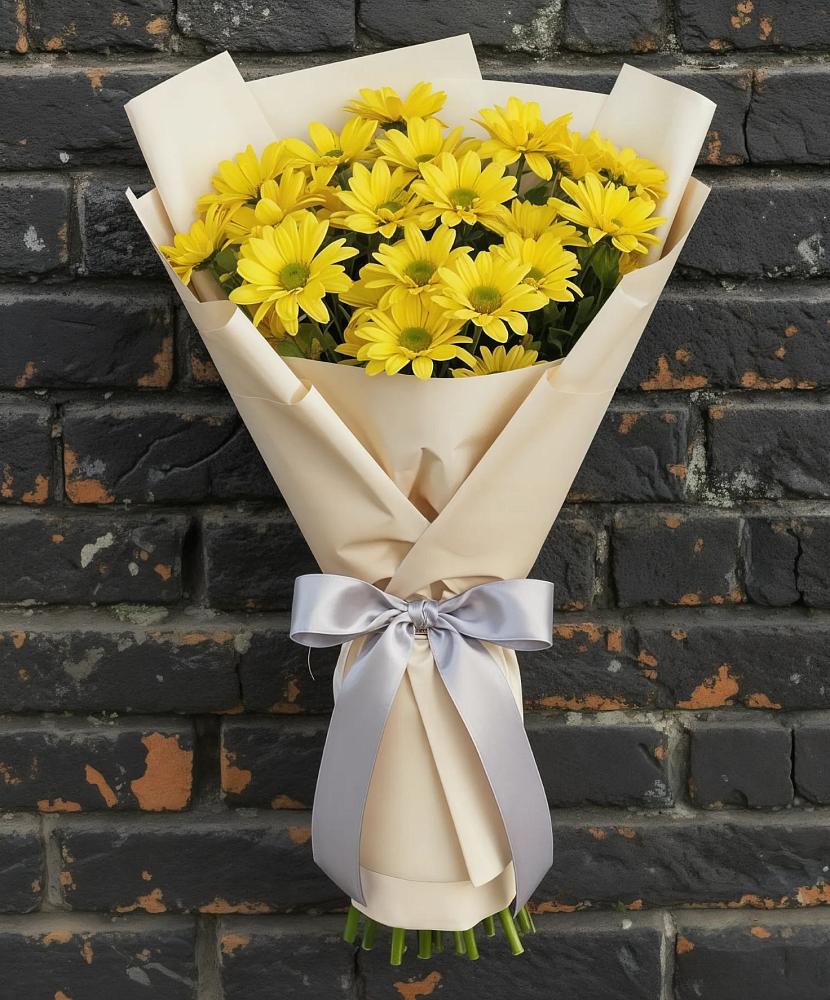 Букет цветов из: Хризантемы в Бахтеево