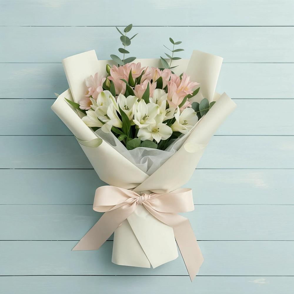 Букет цветов из: Альстромерии в Бахтеево