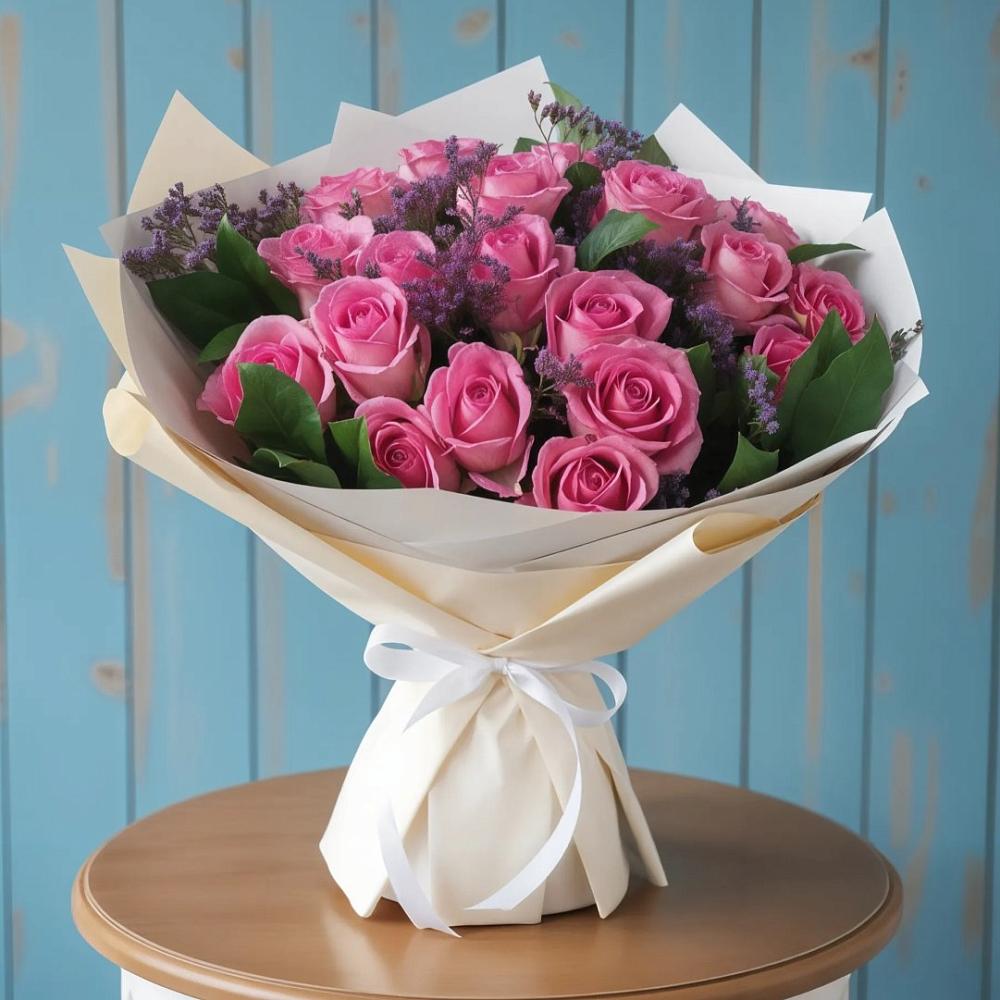 Букет цветов из: Розы в Бахтеево